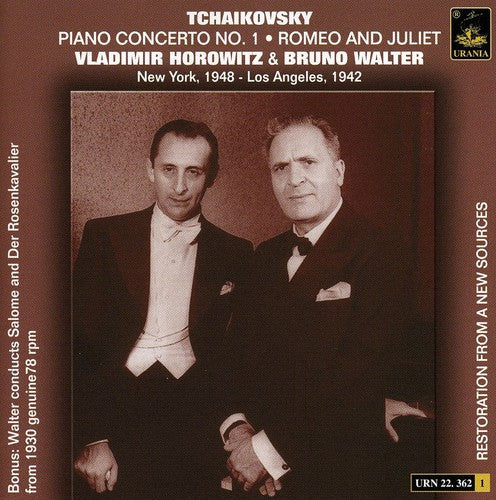 Tchaikovsky / Stauss / Horowitz / Walter - Piano Concerto 1 - Music CD
