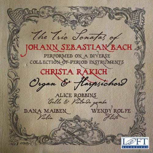 Bach,j.s. / Rakich / Robbins / Maiben / Rolfe - Six Trio Sonatas - Music CD