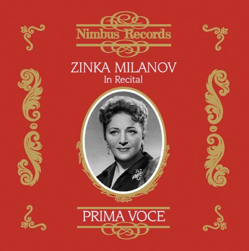 Milanov,zinka - Zinka Milanov In Recital: Prima Voce - Music CD