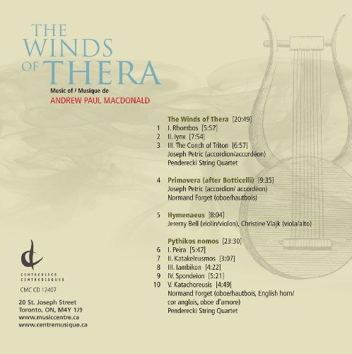 Macdonald,andrew Paul - Winds Of Thera - Music CD