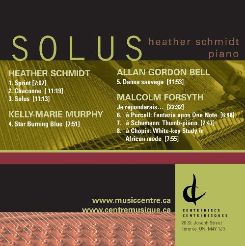 the album cover for Heather Schmidt - Solus