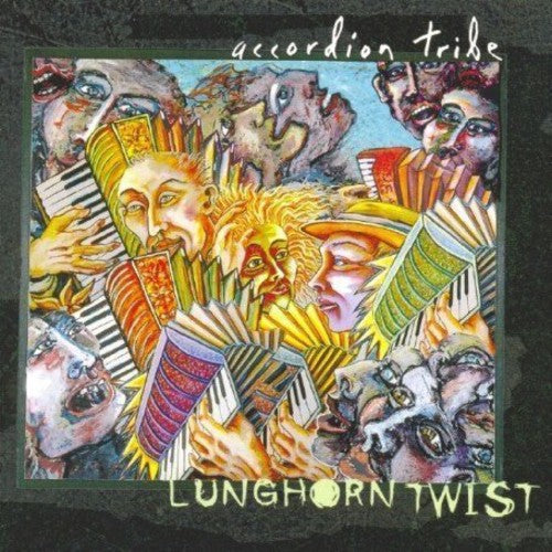the album cover for ACCORDION TRIBE - Lunghorn Twist