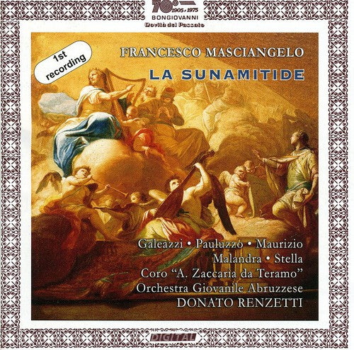 the album cover for Masciangelo / Galeazzi / Maurizio - La Sunamitide