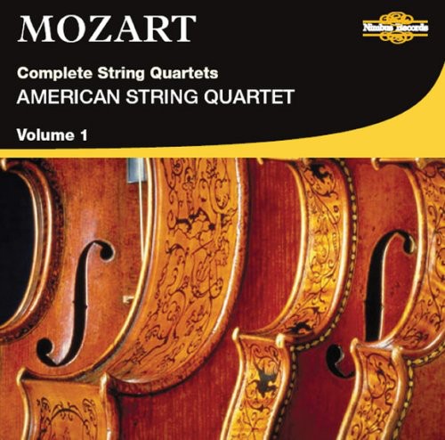 the album cover for W.A. Mozart - Complete String Quartets 1