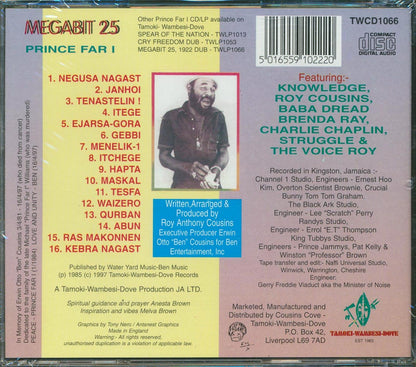Prince Far I - Megabit 25 Dub Music CD
