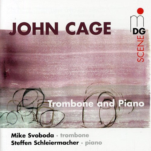 the album cover for J. CAGE - Music for Piano & Trombone