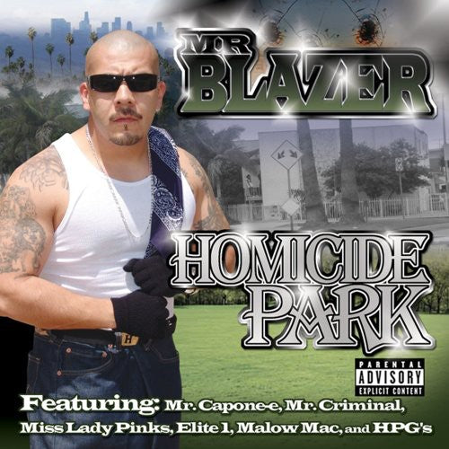 the album cover for Mr. Blazer - Homicide Park