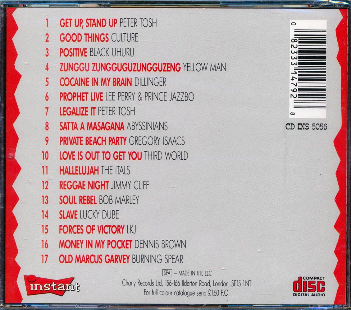 Peter Tosh, The Abyssinians, Culture, Lee Perry, Etc. - Planet Reggae Music CD