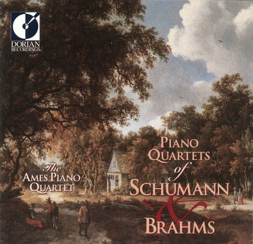 the album cover for The Ames Piano Quartet - Quartet in E-Flat / Quartet in G minor