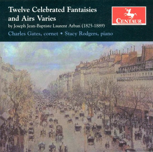 the album cover for Charles Gates - Twelve Celebrated Fantasies & Airs Varies