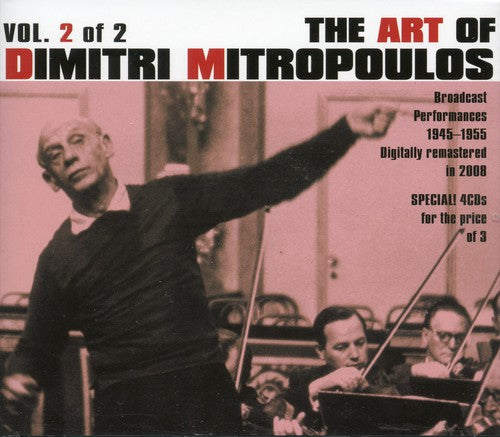 the album cover for Dimitri Mitropoulos - Art of Dimitri Mitropoulos 2