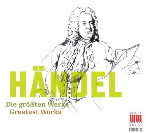 the album cover for G.F. Handel - Greatest Works