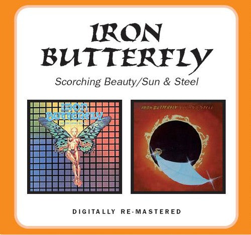 the album cover for Iron Butterfly - Scorching Beauty/Sun & Steel [Import]