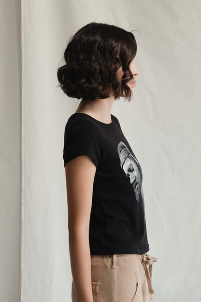 Willie Nelson Just Breathe Womens Baby Tee Shirt