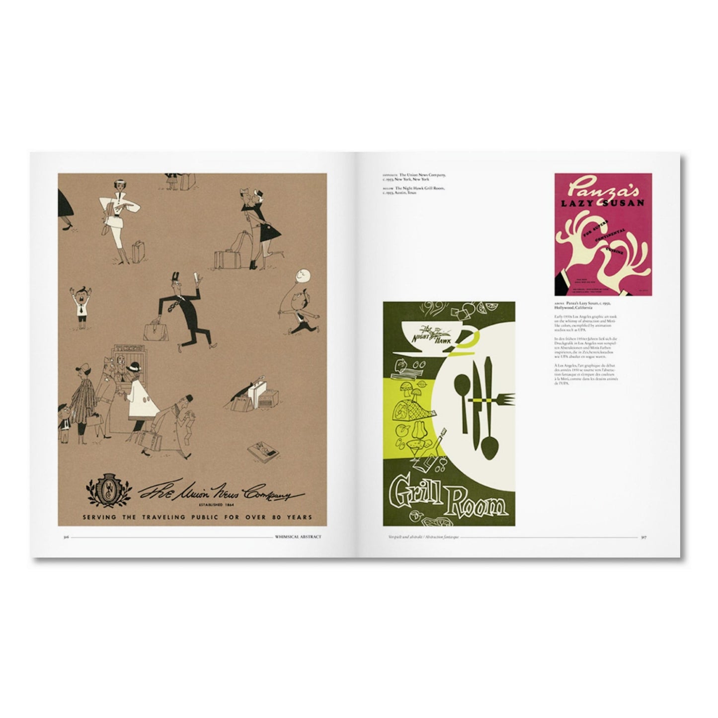 Menu Design in America (German, French, English) Book