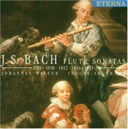the album cover for J.S. Bach - Flute Sonatas