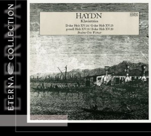 the album cover for J. HAYDN - Piano Trios