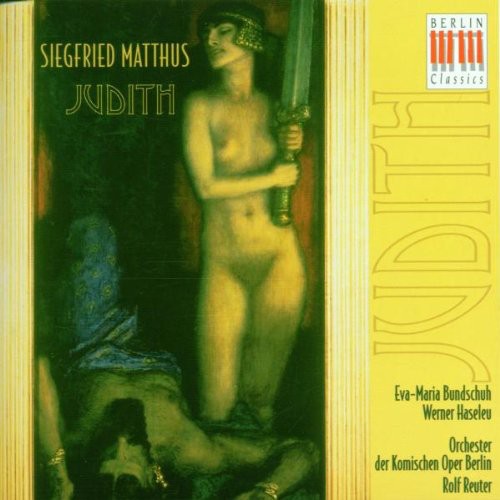 the album cover for Matthus/Hind - Judith