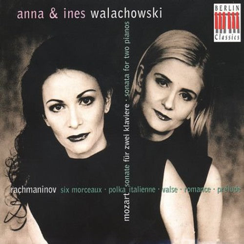 the album cover for R. Rachmaninov - Sonata for 2 Pianos / 6 Morceaux / Polka Italienne