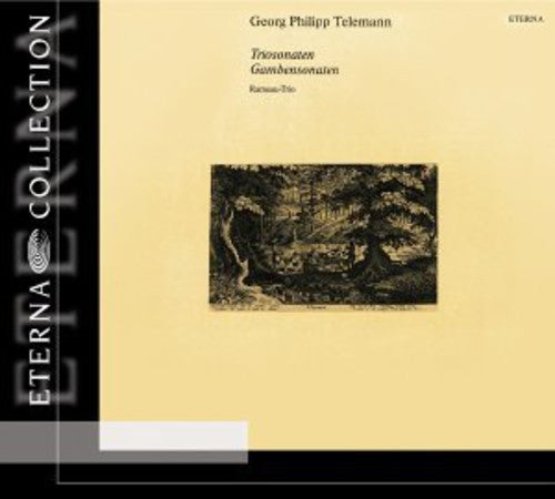 the album cover for G.P. Telemann - Trio Sonatas