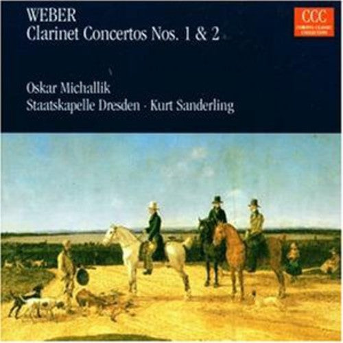 the album cover for C.M. VON WEBER - Clarinet Concertos