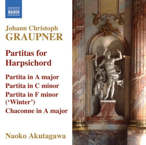 the album cover for C. GRAUPNER - Partitas for Harpsichord