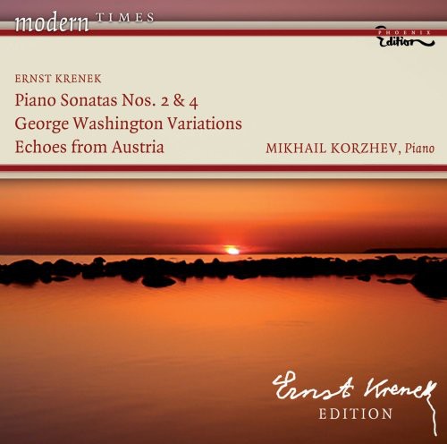 the album cover for E. KRENEK - Piano Sonatas Nos. 2 & 4