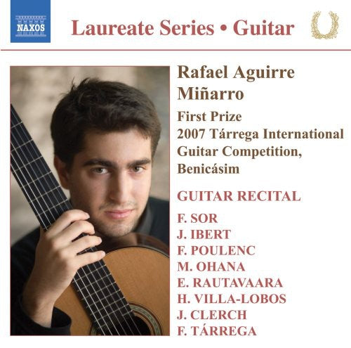 the album cover for Rafael Aguirre Minarro - Guitar Recital