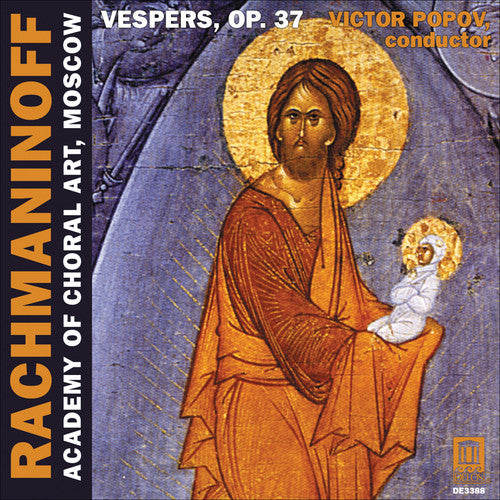 Rachmaninoff / Popov / Academy Of Choral Art - Vespers Op. 37 - Music CD