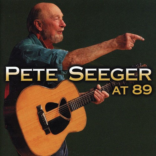 the album cover for Pete Seeger - At 89