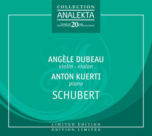 Schubert / Dubeau / Kuerti - Violin & Piano Music - Music CD
