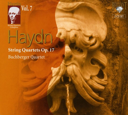 the album cover for J. HAYDN - String Quartets Op. 17 Nos. 1-6