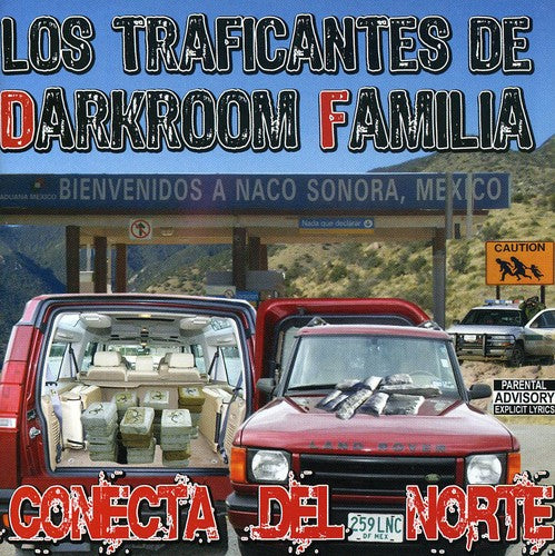 the album cover for Los Traficantes De Darkroom Familia - Conecta Del Norte