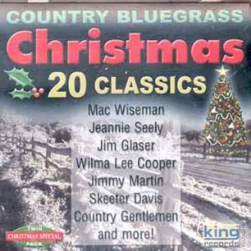 20 Country Bluegrass Christmas Song Music CD