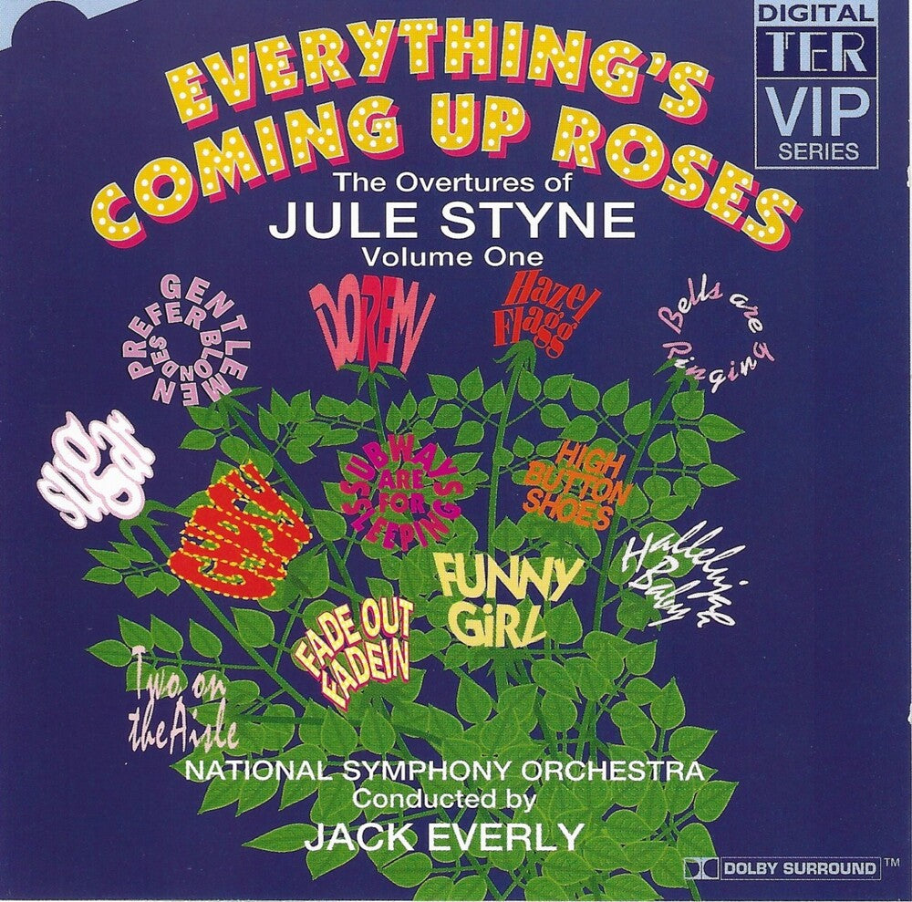 the album cover for Nso/Jack Everly - Overtures Of Jule Styne Volume 1-Everything's Comi