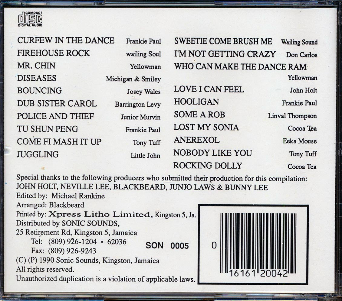 Barrington Levy, Don Carlos, Tony Tuff, Wailing Souls, Little John, Etc. - Volcano 20 Super Hits (20 tracks) Music CD