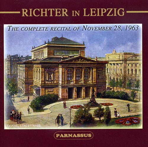 the album cover for Karen Kushner - Richter in Leipzig: Piano Sonatas