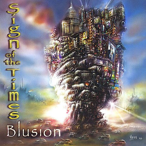 the album cover for Blusion - Sign of the Times
