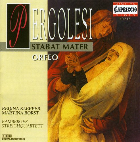 the album cover for Regina Klepper - Stabat Mater / Orfeo
