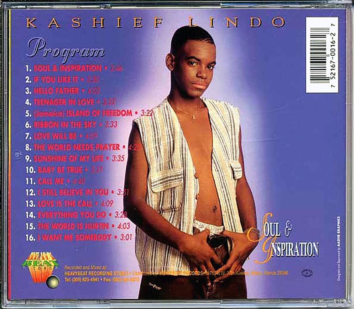 Kashief Lindo - Soul & Inspiration Music CD