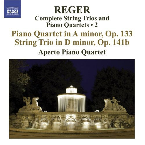Reger / Aperto Piano Quartet - Complete String Trios & Piano Quartets 2 - Music CD