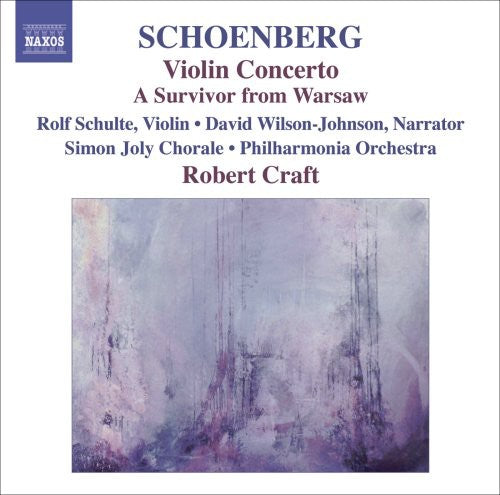 Schoenberg / Schulte / Denk / Pao / Craft - Violin Concerto Survivor From Warsaw - Music CD