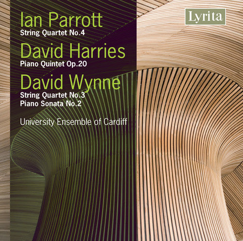 the album cover for Eric Harrison - String Quartet No. 4