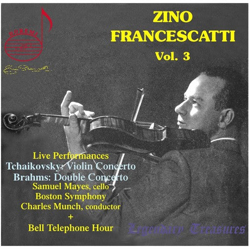 the album cover for Zino Francescatti - Zino Francescatti 3