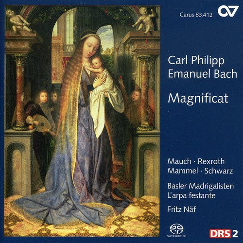 the album cover for C.P.E. Bach - Magnificat Works