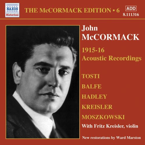Mccormack; Kreisler - V. 6: Mccormack Edition - Music CD
