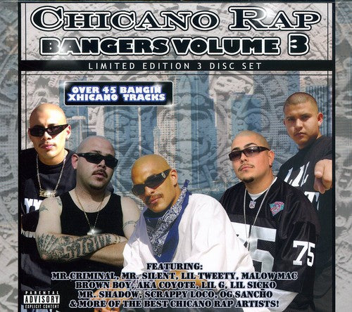 Chicano Rap Bangers 3 / Various - Chicano Rap Bangers 3 / Various - Music CD