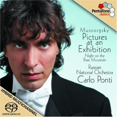 the album cover for Carlo Ponti - Pictures at An Exhibition / Night on Bare Mountain