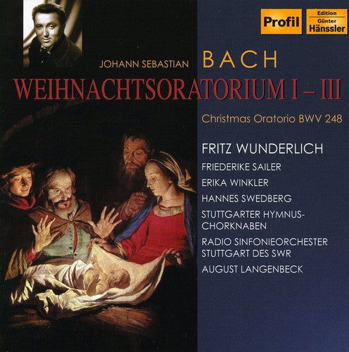 Bach,j.s. / Wunderlich / Sailer / Winkler - Weihnachtsoratorium (christmas Oratorio) - Music CD