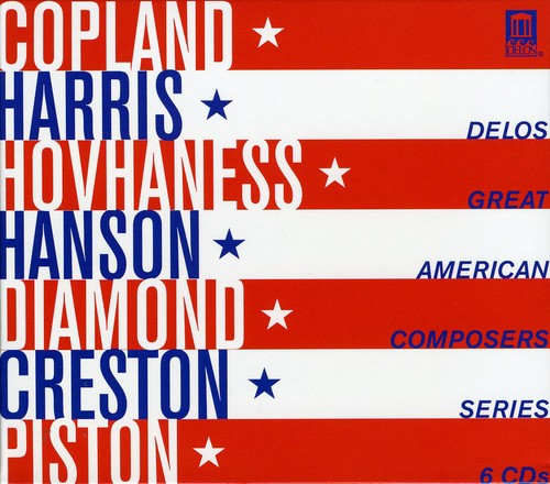 the album cover for Earl Jones/Rosenberger/Schwarz - Delos Great American Composers Series / Various